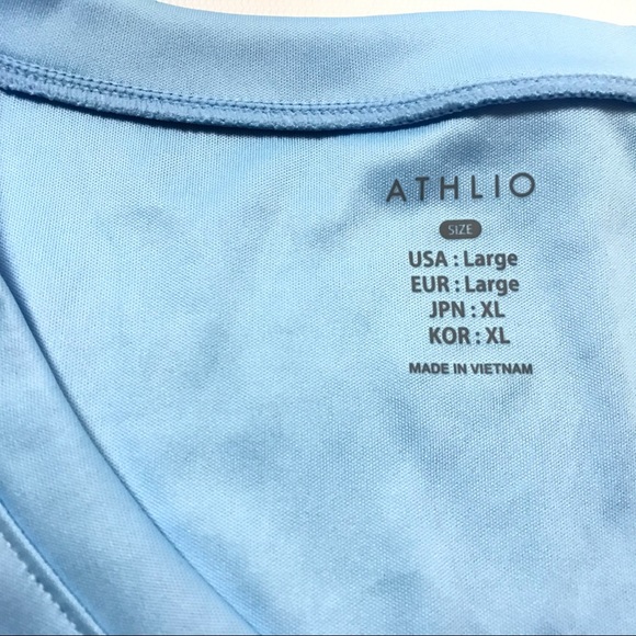 ATHLIO Men's Shirt Workout Running Size L - Picture 2 of 6